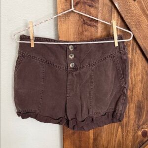 Aerie High Waist Brown Women's Shorts